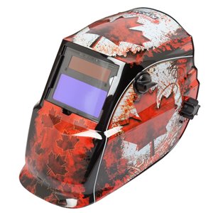 Casque de soudeur O'Canada de Lincoln Electric, auto-obscurcissant