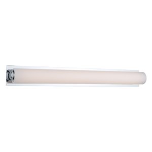 Artcraft Lighting Oasis Vanity Light AC7382CH - 3.5-in x 3-in x 27-in - Chrome and Opal Glass