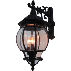 Applique murale extérieure Classico AC8491RU d'Artcraft Lighting, 11 po x 29,5 po, rouille