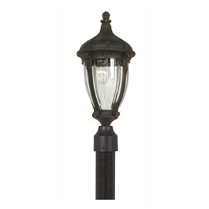 Luminaire extérieur pour poteau Anapolis d'Artcraft Lighting AC8573OB, 9 po x 22 po, bronze