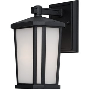 Applique murale extérieure Hampton AC8781BK d'Artcraft Lighting, 10,25 po x 10,25 po x 16,25 po, noir