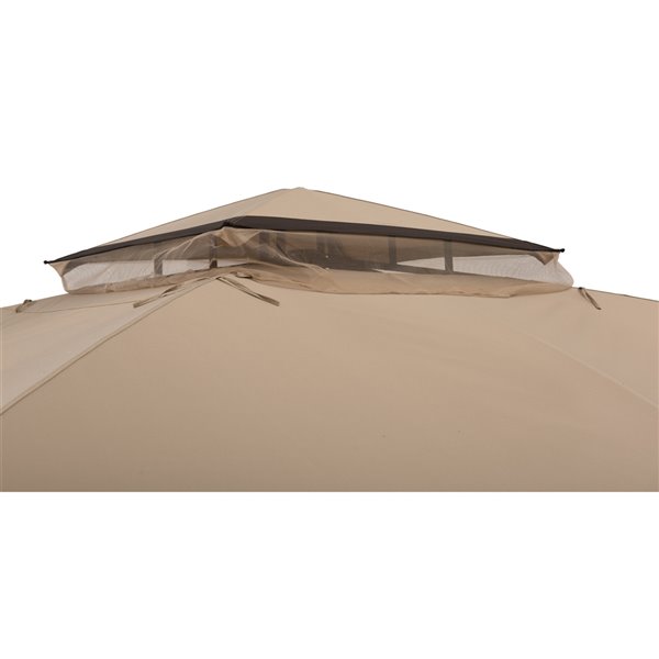 Sunjoy Semi-permanent Steel Gazebo 
