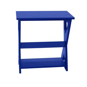 My Custom Sports Chair Outdoor End Table - Blue