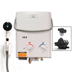 Ensemble chauffe-eau sans réservoir Eccotemp L5 avec pompe 12 V
