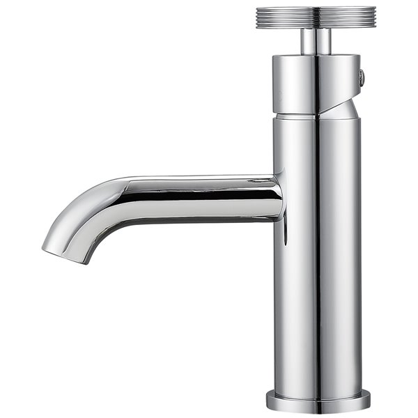 Ancona Nova Series Single Lever Bathroom Faucet in Brushed Nickel