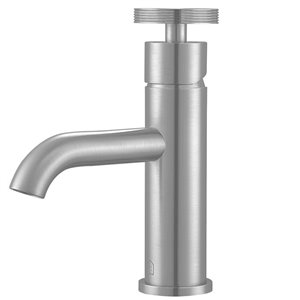 Ancona Nova Series Single Lever Bathroom Faucet in Brushed Nickel