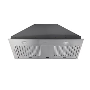 Hotte de cuisine encastrée en acier inoxydable de Ancona, 600 PCM, 34 po