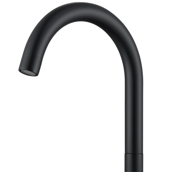 Ancona Nova Series Widespread Bathroom Faucet in Matt Black finish