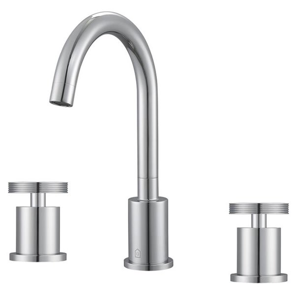 Ancona Nova Series Widespread Bathroom Faucet in Chrome finish