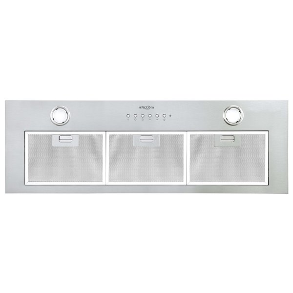 Ancona Built-in BNL436 36-in 420 CFM Ducted Range Hood with Night
