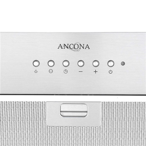 Ancona Built-in BNL436 36-in 420 CFM Ducted Range Hood with Night