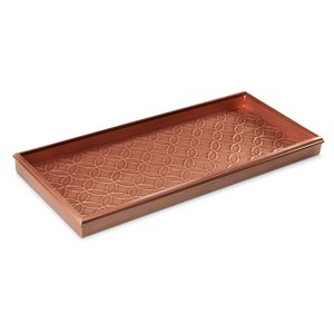 Good Directions Circles Boot Tray - 13-in x 30-in x 2-in - Copper
