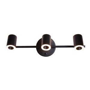 Beldi Kipnuk Collection Track Lighting 3-Light - Black - 4.3-in x 23-in