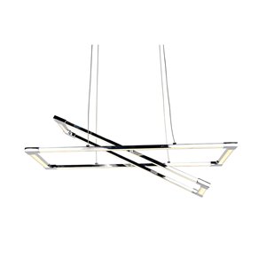 BELDI Salomon LED Chandelier Modern/contemporary 45 W 2700 LM Chrome - 35.4-in x 39-in