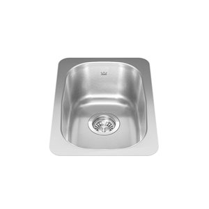 Kindred Reginox Undermount Single Bowl Kitchen/ Prep Sink - 12.38-in x 18.13-in