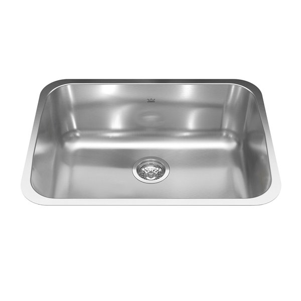 Kindred Reginox 24.75-in x 18.75-in Undermount Single Bowl Stainless Steel Kitchen Sink