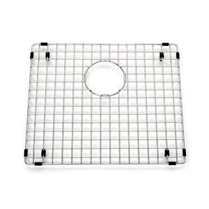 Grille de fond d'évier pour la cuisine en acier inoxydable, 16.88 po x 14.88 po x 1 po
