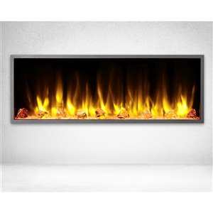 Dynasty Harmony 45-in Built-in Electric Fireplace - Black