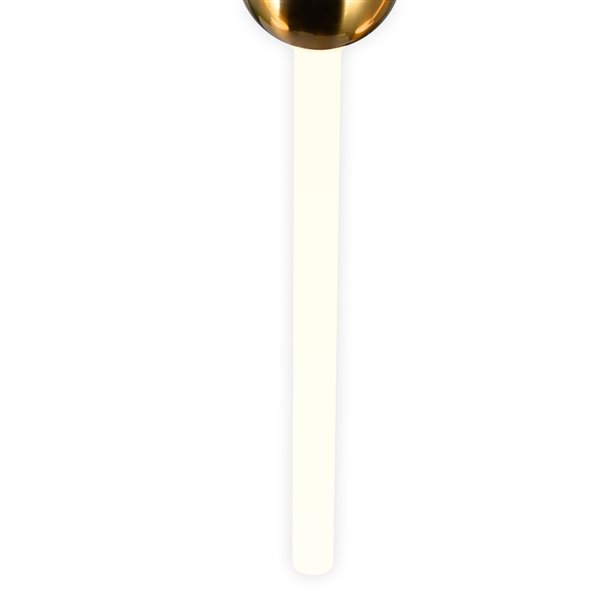 CWI Lighting Baton Contemporary LED Mini Pendant  -  Brass Finish