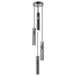 CWI Lighting Chime Contemporary LED Pendant  -  Polished Nickel Finish