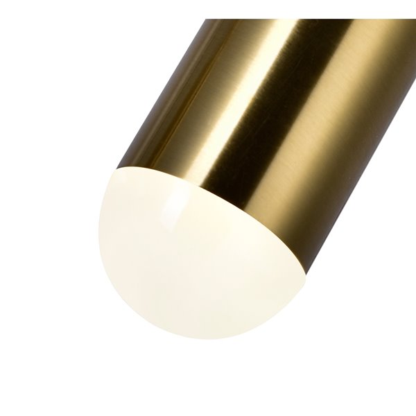 CWI Lighting Chime Contemporary LED Pendant  -  Brass Finish