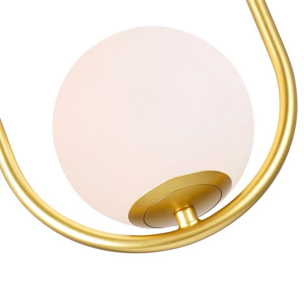 CWI Lighting Celeste Contemporary 1-Light Mini Pendant  -  Medallion Gold Finish