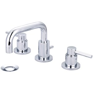 Pioneer Industries Motegi 2-Handle Widespread Bathroom Faucet with 90° Spout - Polished Chrome