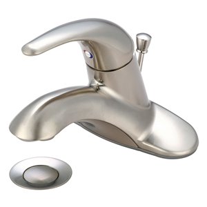 Pioneer Industries Legacy Collection Single-Handle Bathroom Faucet - Brushed Nickel