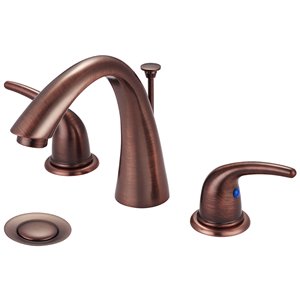 Olympia Faucet Accent 2-Handle Widespread Bathroom Faucet - Oil Rubbed Bronze