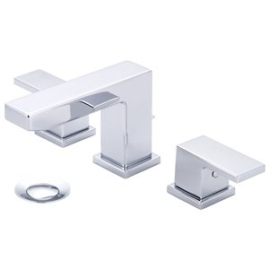 Pioneer Industries MOD Rectangular Two-Handle Bathroom Faucet - Polished Chrome