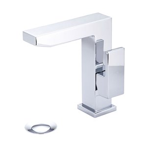 Pioneer Industries MOD Rectangular Side Lever Handle Bathroom Faucet - Polished Chrome