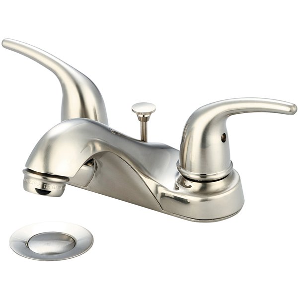 Olympia Faucets Accent 2-Handle Bathroom Faucet - Brushed Nickel