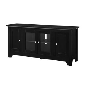 Walker Edison Modern TV Cabinet - 53-in x 25-in - Black