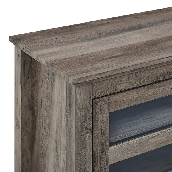 Walker Edison Country TV Cabinet - 44-in x 23-in - Grey