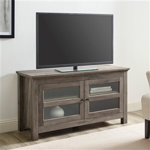 Walker Edison Country TV Cabinet - 44-in x 23-in - Grey