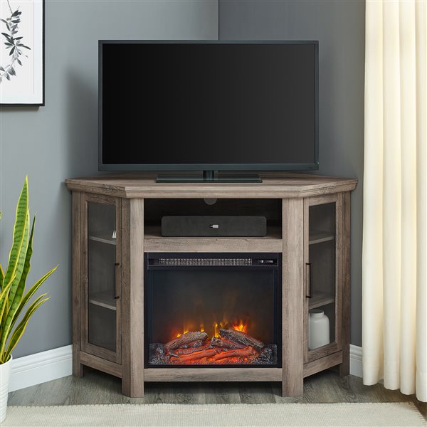 Walker Edison Casual Fireplace TV Stand - 48-in x 32-in ...