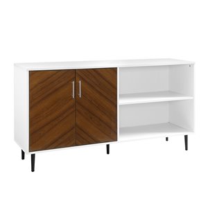 Walker Edison Mid-Century TV Cabinet - 58-in x 30-in - White