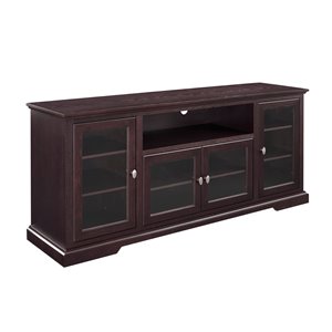 Walker Edison Casual TV Cabinet - 70-in x 30-in - Espresso