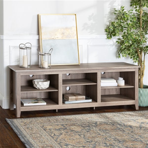 Walker Edison Modern TV Cabinet - 70-in x 24-in - Grey