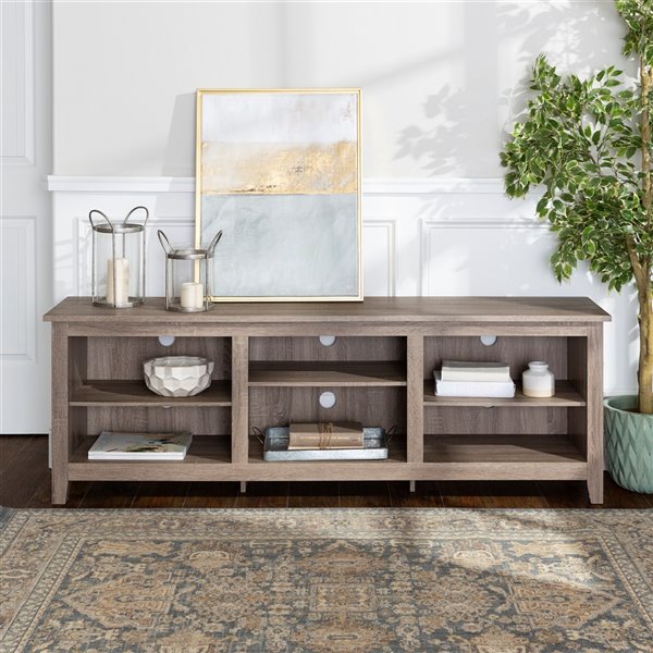 Walker Edison Modern TV Cabinet - 70-in x 24-in - Grey