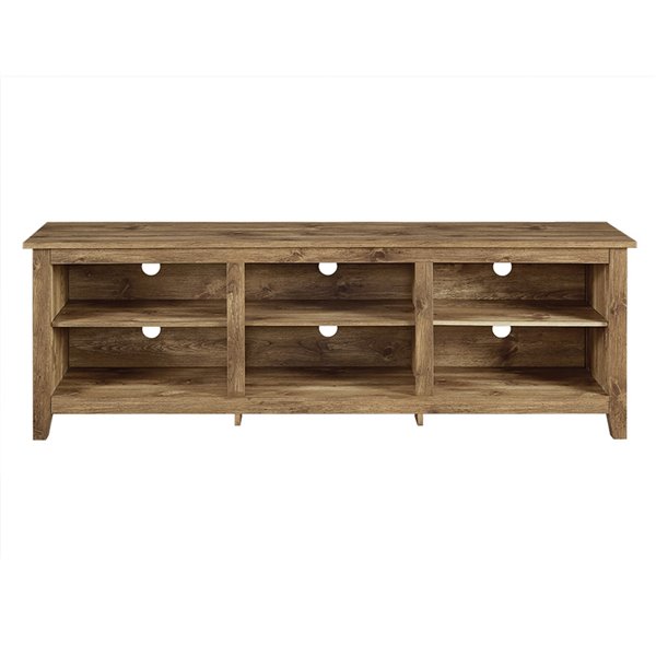Walker Edison Modern TV Cabinet - 70-in x 24-in - Barnwood