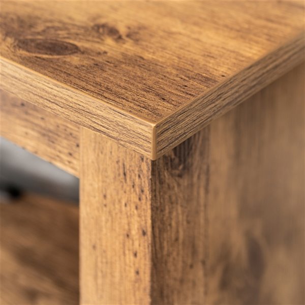 Walker Edison Modern TV Cabinet - 70-in x 24-in - Barnwood