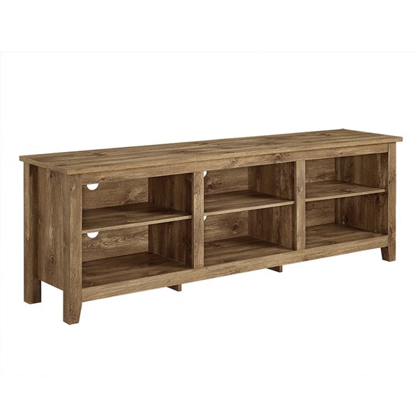 Walker Edison Modern TV Cabinet - 70-in x 24-in - Barnwood