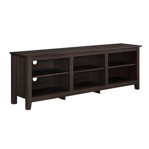 Walker Edison Modern TV Cabinet - 70-in x 24-in - Espresso