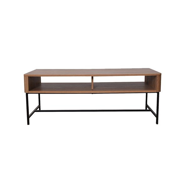 JR Home Collection Maverick Collection Coffee Table - 47.2-in - Brown ...