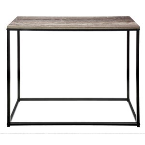JR Home Collection Industrial Look Console Table - 31.5-in - Brown/Black