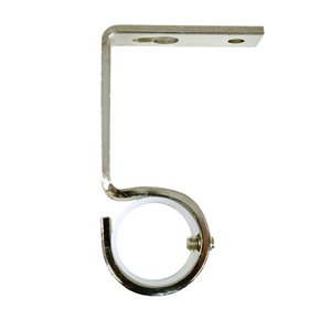 Support mural/plafond Versailles Home Fashions, 2,5 po, nickel brossé, 2 mcx