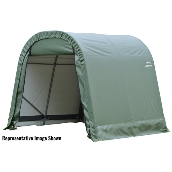 Rond Garage ShelterCoat 11 x 8 pi, Vert standard