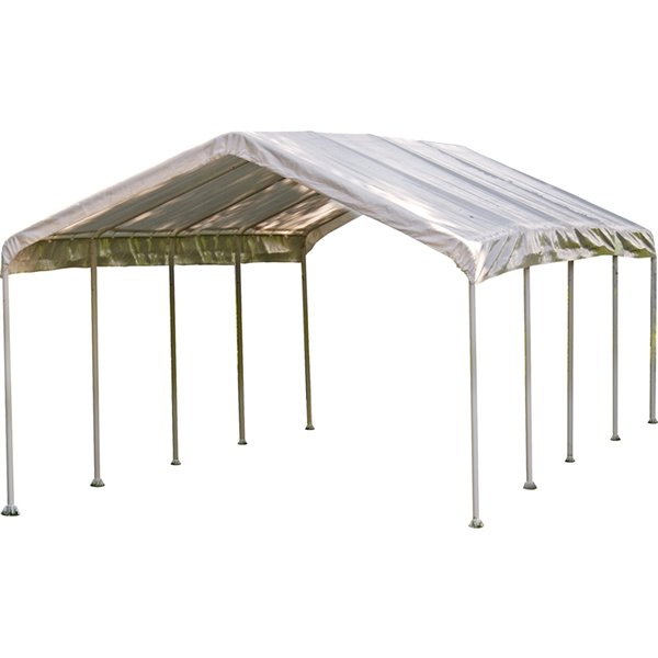 ShelterLogic 12-ft x 26-ft White SuperMax Canopy