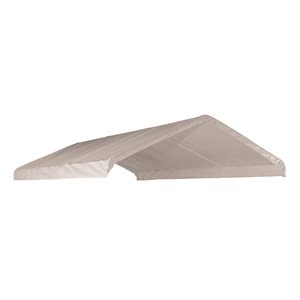 ShelterLogic SuperMax 12-ft x 20-ft White Canopy Replacement Top